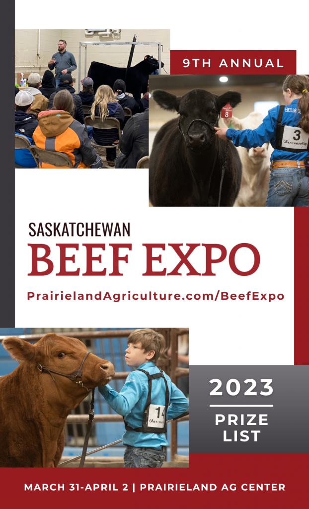 Sask Beef Expo Prize List 2023 Cover